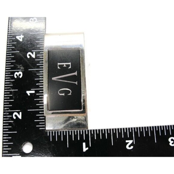 "EVG" Hinged Money Clip Stainless Steel Wallet Credit Card Cash ID Holder - Picture 5 of 9